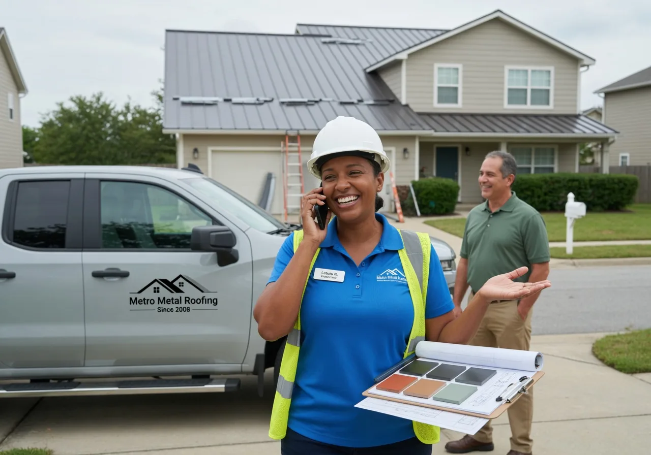 Storm Damage Metal Roof Repair in Lynnville, IA